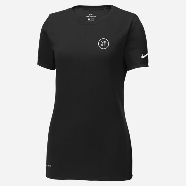 Nike Ladies Dri FIT Cotton/Poly Scoop Neck Tee Thumbnail
